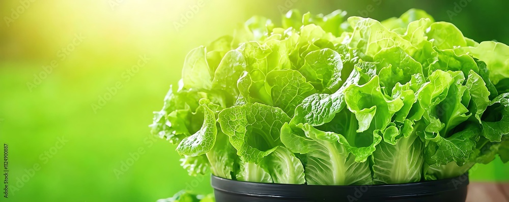 Dried green lettuce Fresh green lettuce in a pot against a blurred background Dried green lettuce Fresh green lettuce in a pot against a blurred background