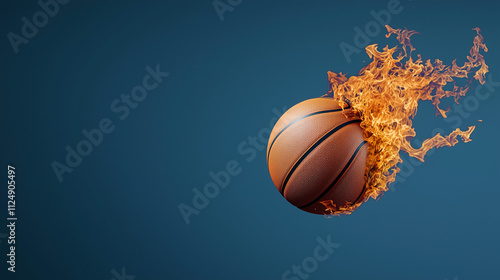 Fiery Basketball: A basketb...