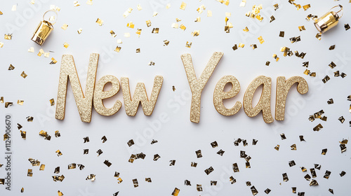 Golden New Year: Festive Gl...