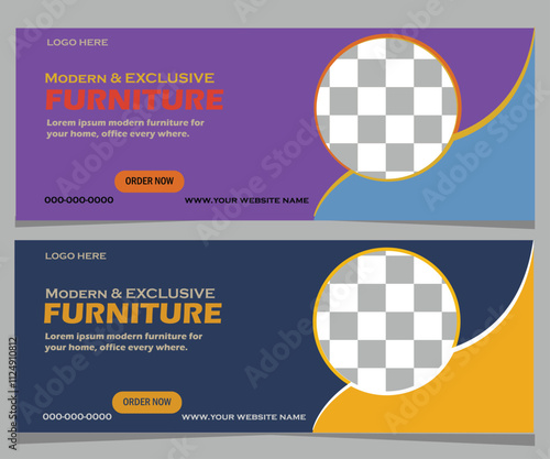 Modern & Exclusive Furniture Vector , EPS