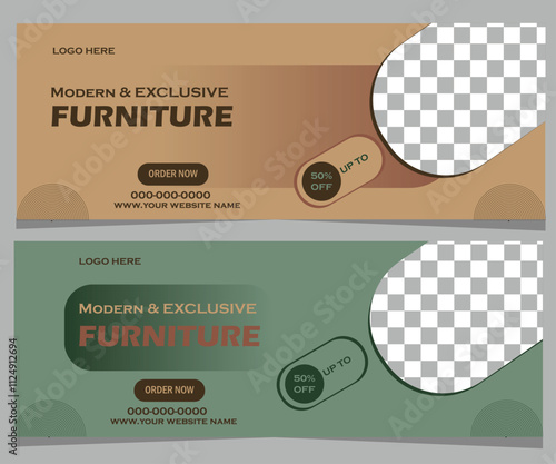 Modern & Exclusive Furniture Vector , EPS