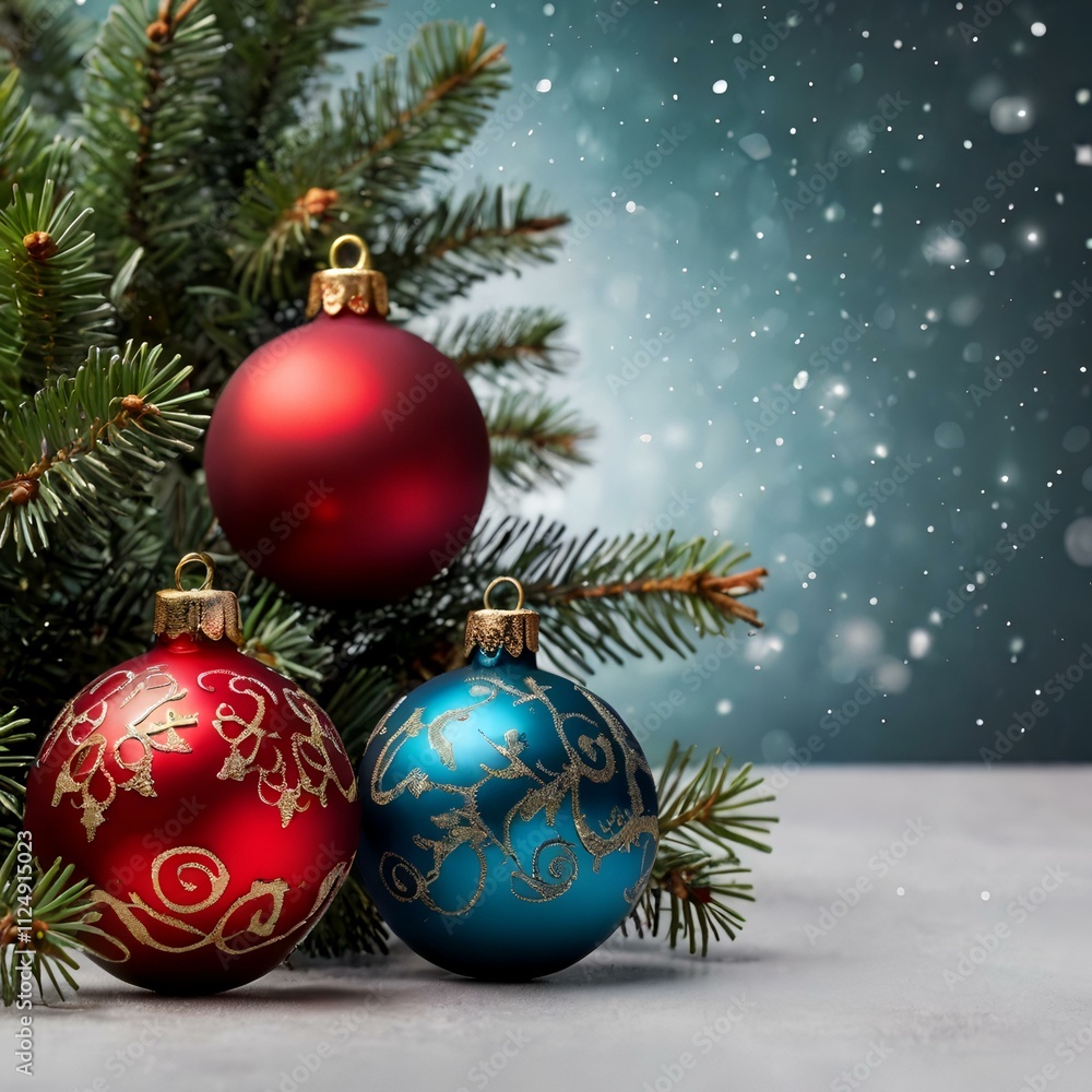 christmas decoration background with copy space for business, greeting card, banner, flyer christmas decoration background with copy space for business, greeting card, banner, flyer