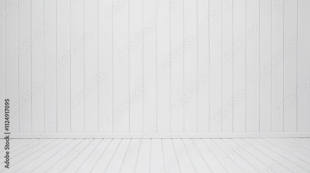 Bright Minimalist White Wall and Floor Background for Modern Design Projects Bright Minimalist White Wall and Floor Background for Modern Design Projects