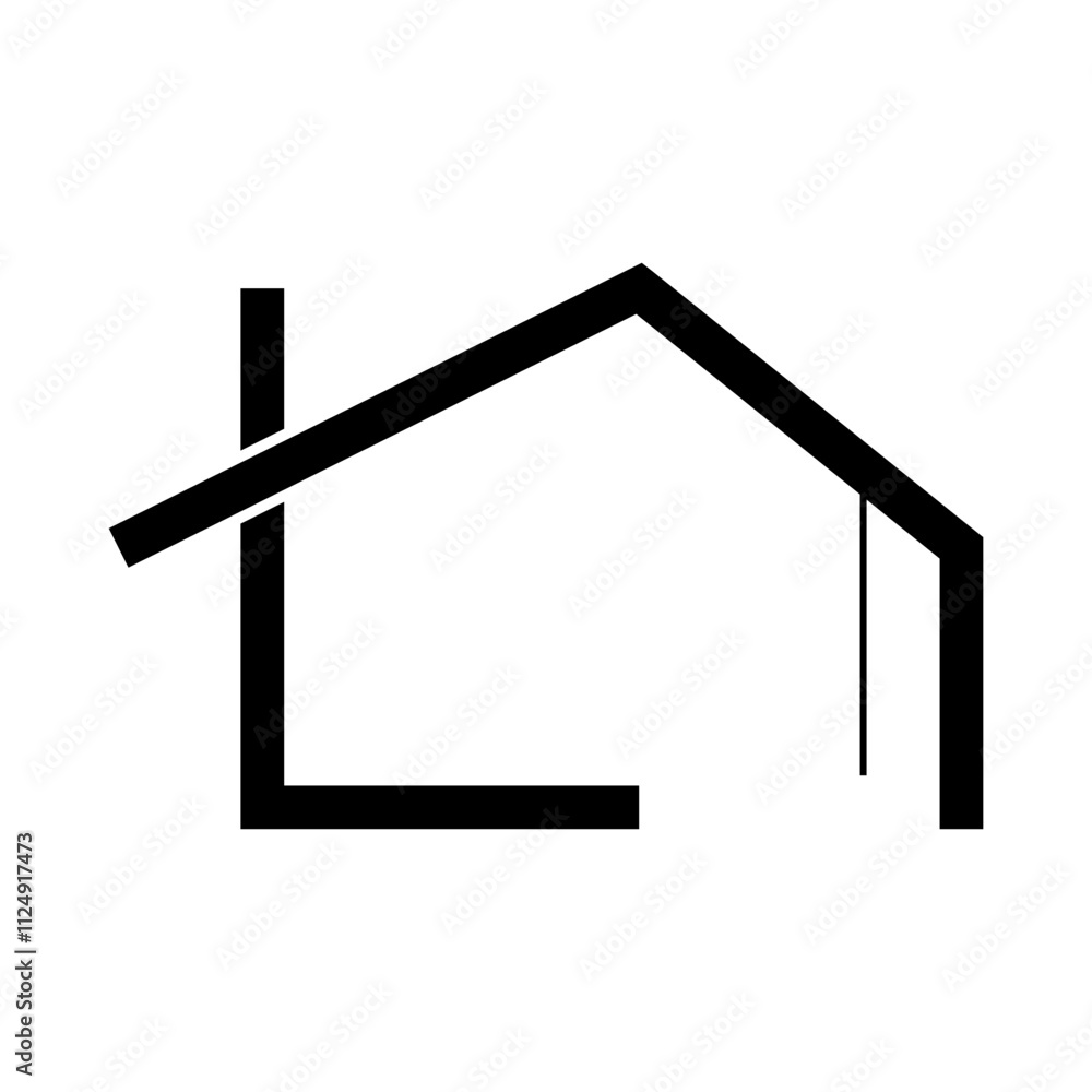 Minimalist Letter L Icon Illustration Minimalist Letter L Icon Illustration