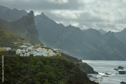Town in mountains 