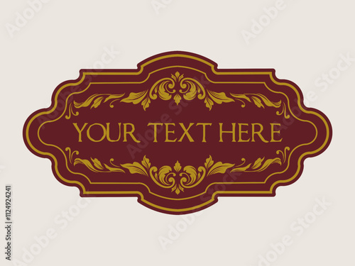 Elegant vintage frames with intricate floral and ornamental details, perfect for adding a classic touch to labels, invitations, and decorative borders in various design projects