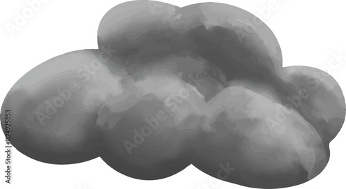 clip art illustration of colorful soft clouds for child daycare and nursery wallpaper