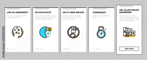 minimalist mind man person onboarding mobile vector functional space, apartment minimal home lifestyle, simplicity modern mindful home minimalist mind man person illustrations