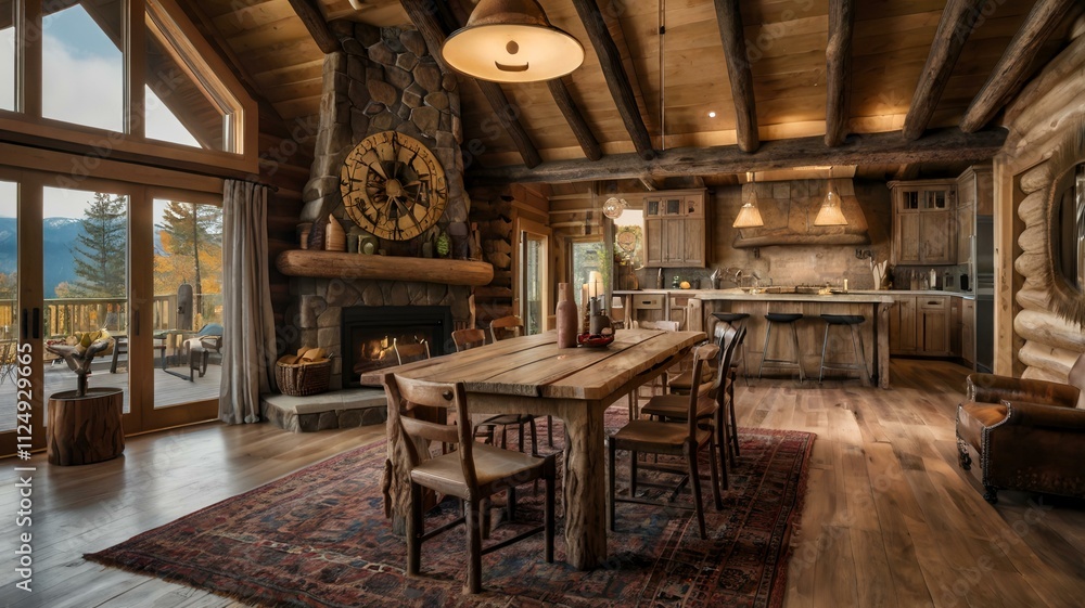 interior design of a rustic log cabin interior design of a rustic log cabin