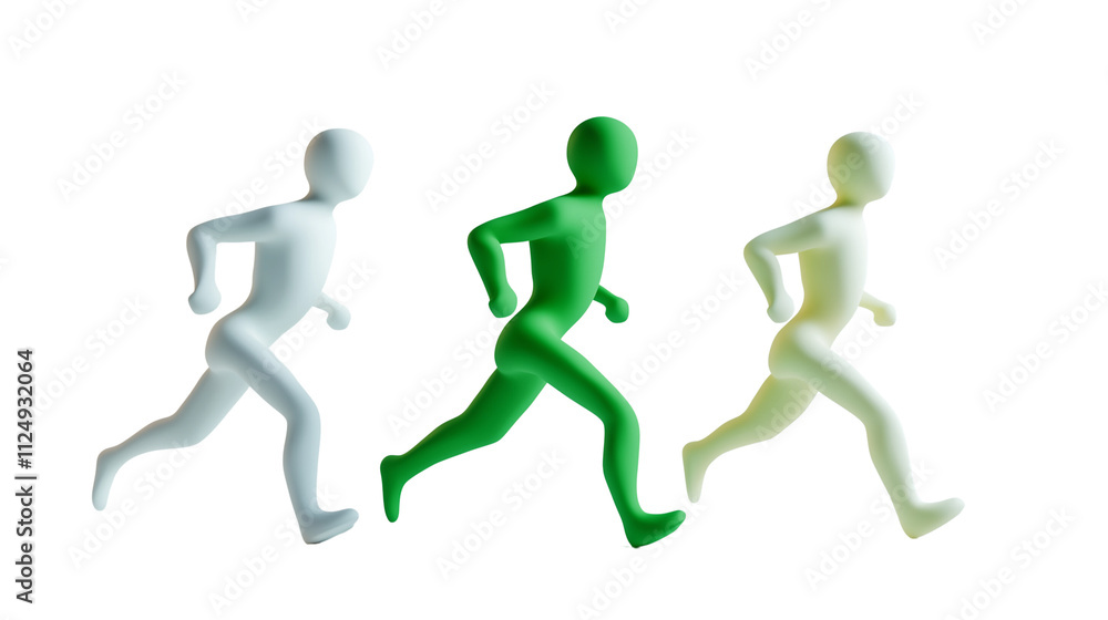 a cartoon running isolated on a transparent background a cartoon running isolated on a transparent background