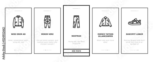 streetwear cloth fashion urban onboarding mobile vector person style, retro shirt, print shape, vintage model, y2k street, angel chair, acid streetwear cloth fashion urban illustrations