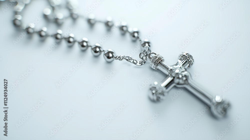 Rosary on a White Background in 16K Ultra Photorealistic Resolution Rosary on a White Background in 16K Ultra Photorealistic Resolution