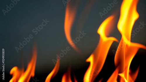 Burning flame background 