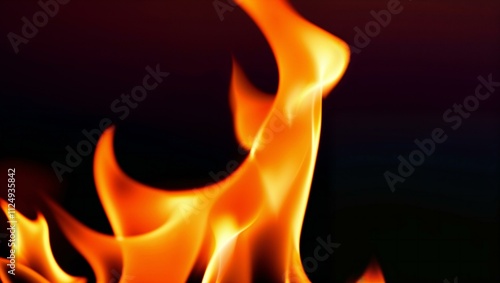 Burning flame background 