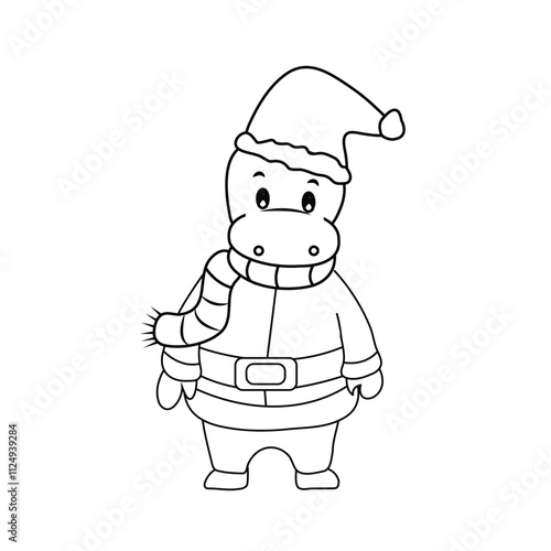 Santa Claus Coloring Pages for Kids