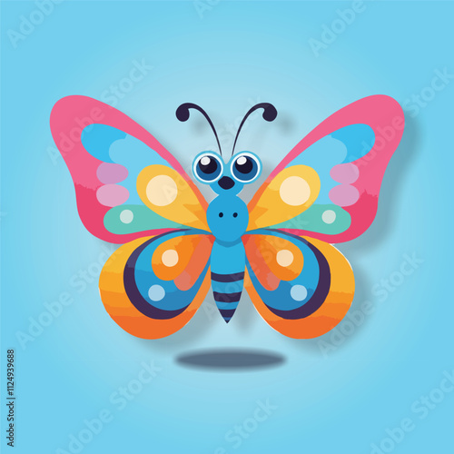 Cute butterfly illustration