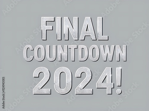 Final Countdown Twenty Twenty Four Sparkling Design photo