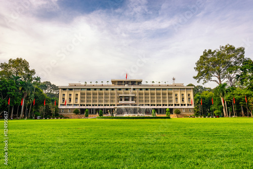 Wallpaper Mural The Independence Palace, is a landmark in Ho Chi Minh City, Vietnam. Torontodigital.ca