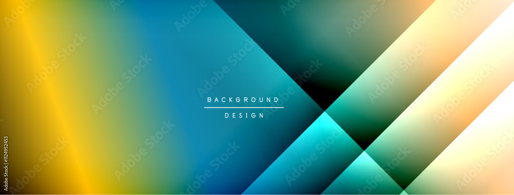 Dynamic shadow lines with gradient colors geometric background Dynamic shadow lines with gradient colors geometric background