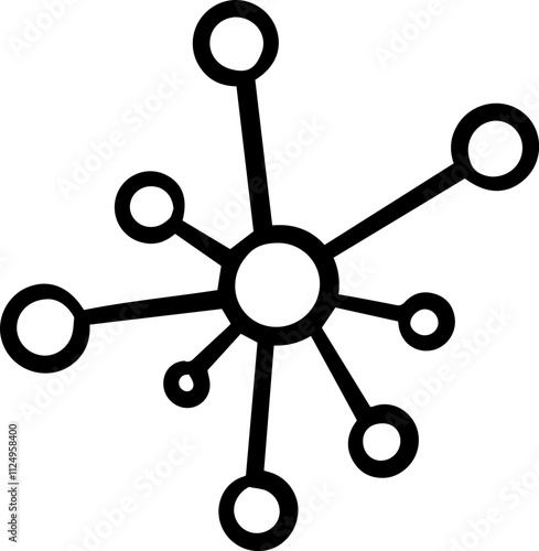 atom molecule chemistry icon