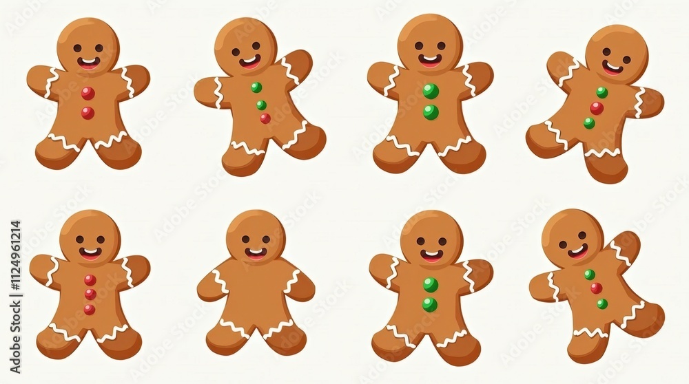 Gingerbread Christmas Flashcards Gingerbread Christmas Flashcards