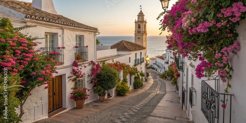 Captivating Views of Estepona: A Charming Town in Malaga, Spain, Showcasing Its Colorful Streets, Stunning Architecture, and Breathtaking Views of the Mediterranean Coastline