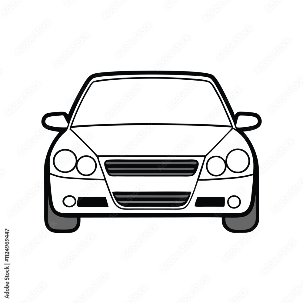 a line drawing of a car. It is a simple line drawing a line drawing of a car. It is a simple line drawing