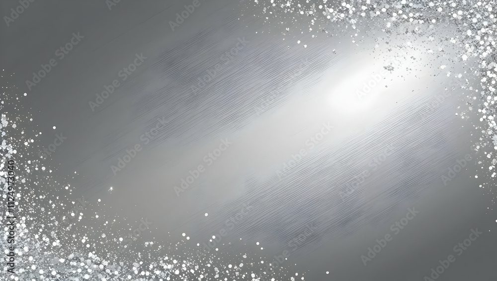 Obraz premium Silver Glitter Stream