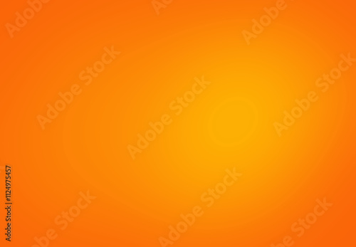 Top view, Soft blurred grunge pure orange yellow color halloween texture backdrop for background or design stock photo. gradiant color banner solid hard floor.lines