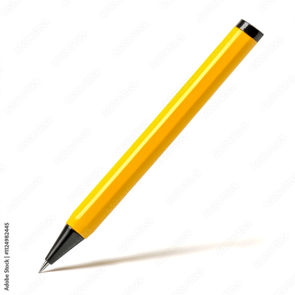 pen side view full body isolate on white background. pen side view full body isolate on white background.