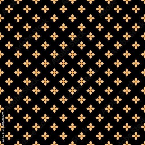 Line Thai seamless pattern on background.