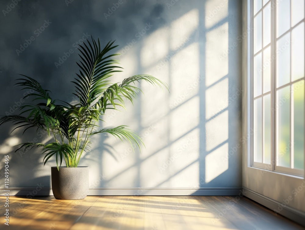 Bright Room with Plant and Natural Light Bright Room with Plant and Natural Light