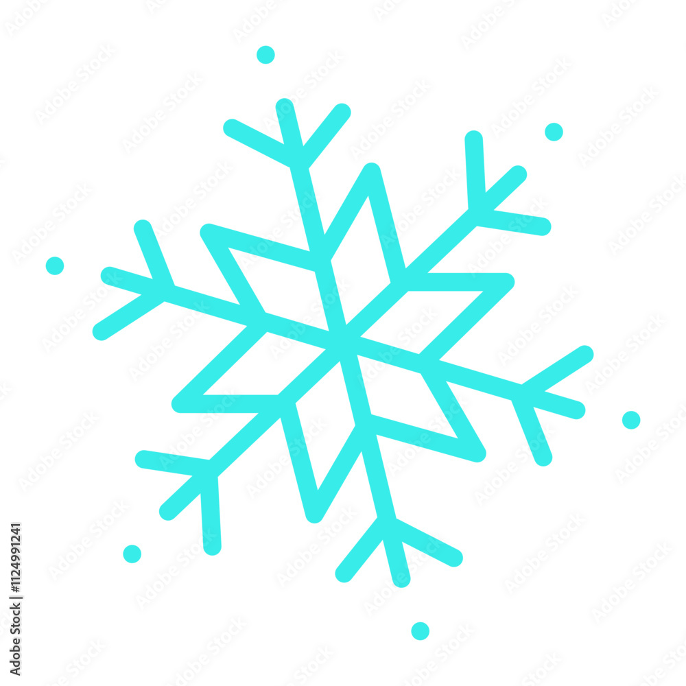 Flat Christmas Icon Flat Christmas Icon