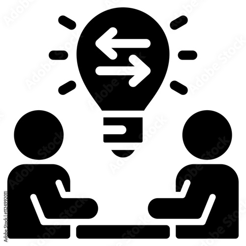 Idea exchange icon