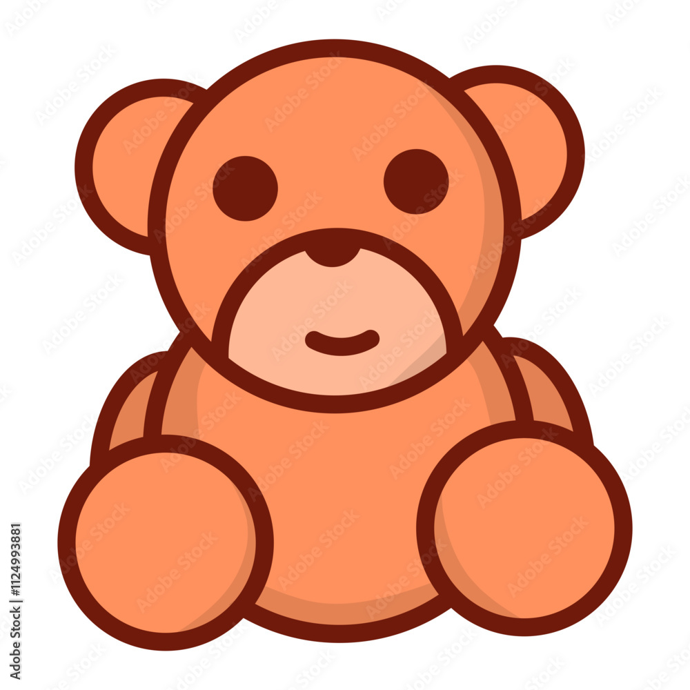 Fototapeta premium Flat Kids and Baby Icon