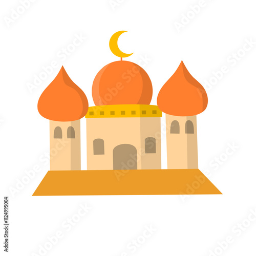 Flat Islam Muslim Icon