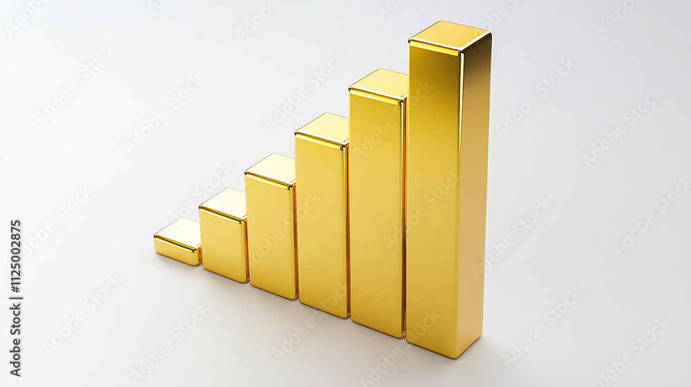 A golden bar and stock graph illustrate 2025 financial planning success. A golden bar and stock graph illustrate 2025 financial planning success.