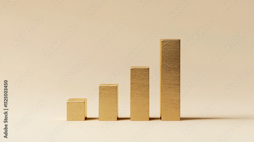A golden bar and stock graph illustrate 2025 financial planning success. A golden bar and stock graph illustrate 2025 financial planning success.