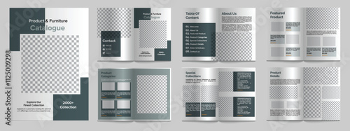 Company profile minimalist brochure template, Annual report, A4 size with modern concept layout use for business profile and product catalog