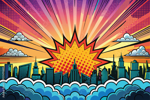 retro comic background vector. vintage pop art style. speech bubble vector illustration, dialog.