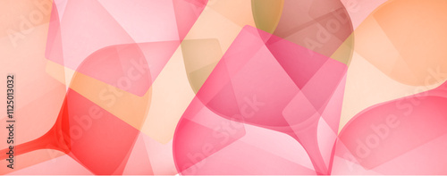 background illustration of mixed wine glasses to create an elegant design for your wine creations.