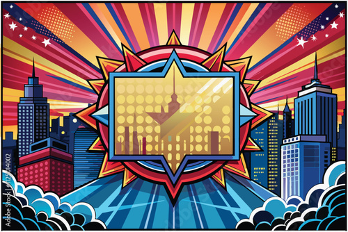 retro comic background vector. vintage pop art style. speech bubble vector illustration, dialog.