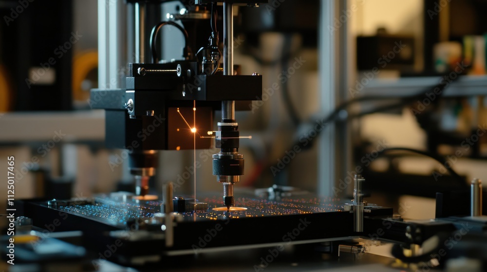 Sensitive sensors in machines detecting micro-vibrations, AI adjusting parameters to maintain peak efficiency Sensitive sensors in machines detecting micro-vibrations, AI adjusting parameters to maintain peak efficiency
