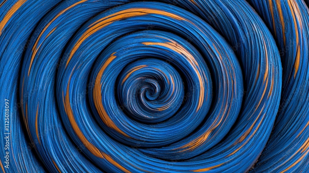 Abstract Blue and Orange Spiral Swirl Pattern Design Abstract Blue and Orange Spiral Swirl Pattern Design