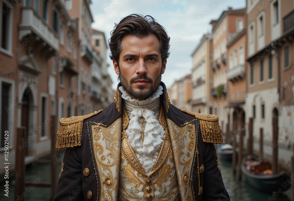 Portrait of a man in the age of exploration
Ocean who is ready to sail wearing the typical captain's clothes at that time Portrait of a man in the age of exploration
Ocean who is ready to sail wearing the typical captain's clothes at that time