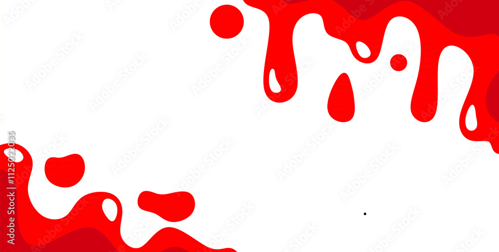 red blood frame illustration red blood frame illustration