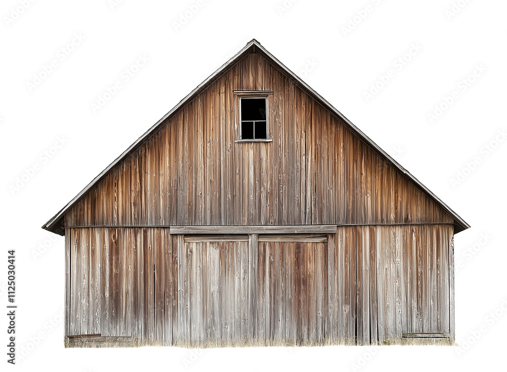 old rustic wooden barn isolated on white background, weathered wood barn cutout png old rustic wooden barn isolated on white background, weathered wood barn cutout png