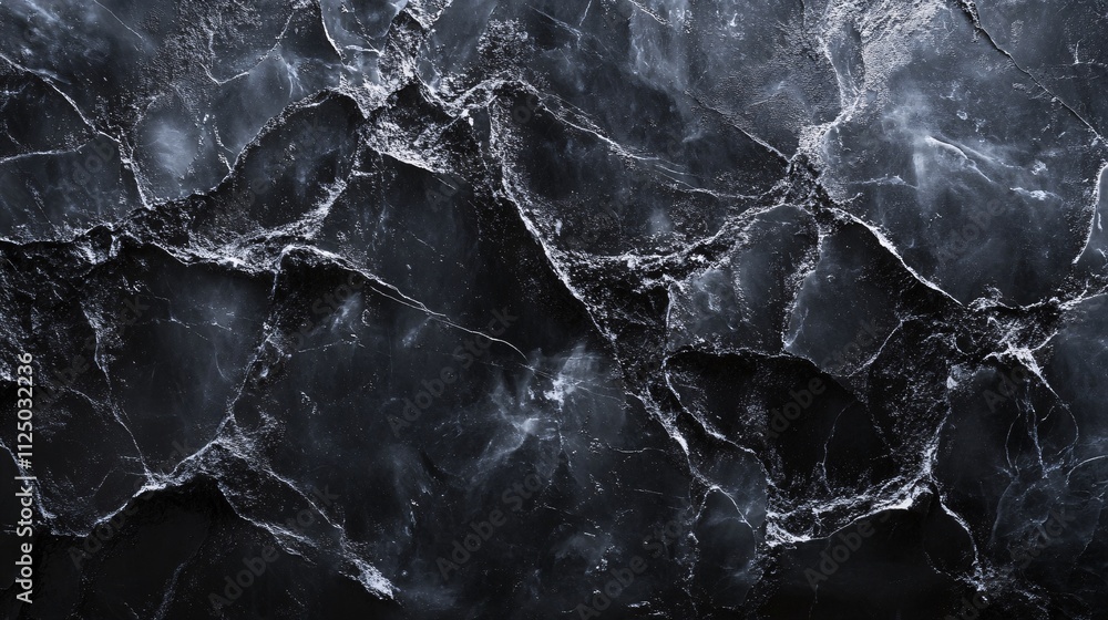 Obraz premium Dark marble texture background showing rough surface with veins