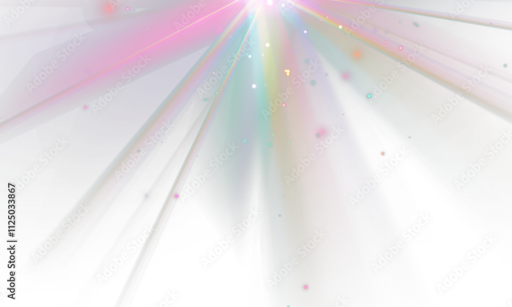 Rainbow crystal star. Crystal ray light, sun shines PNG rainbow red yellow and blue color. Optical fire light effect. png Vector lens glare leakage glare reflection effect. Sparkle shine. Sunlight	