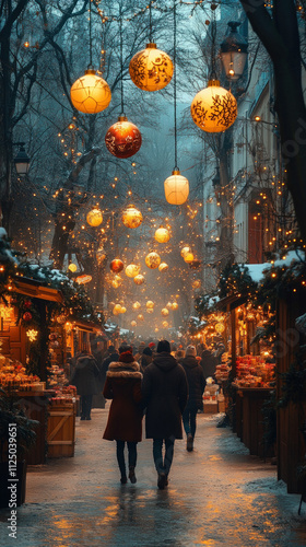 charming street in Paris du...